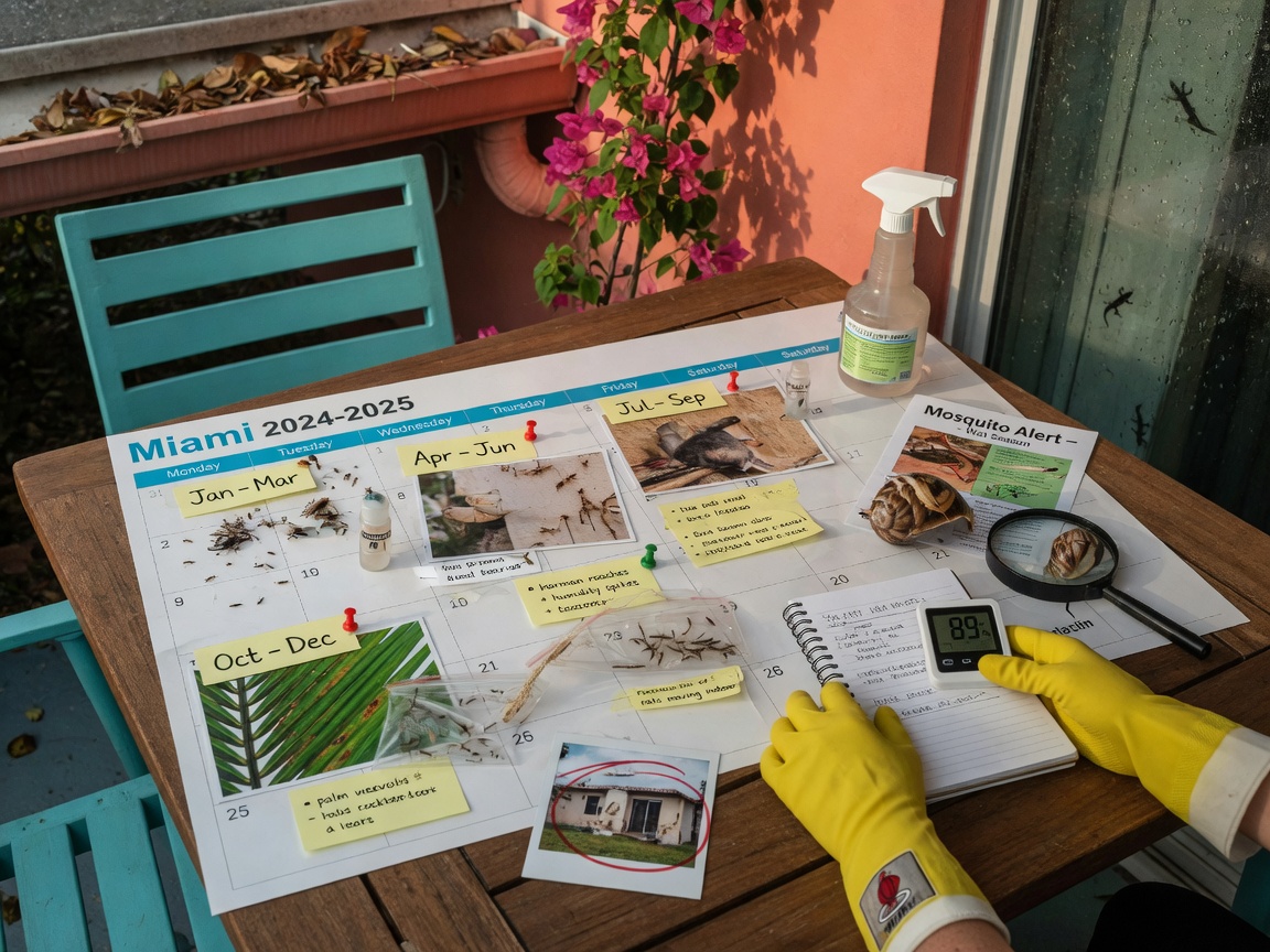 Seasonal Pest Changes in Miami: A Year-Round Guide for Homeowners